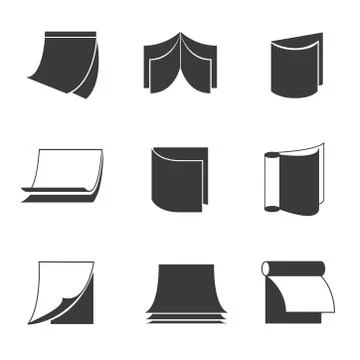 Book icons Stock Illustration
