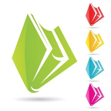 Book icons Stock Illustration