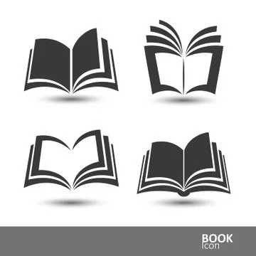 Book icons Stock Illustration