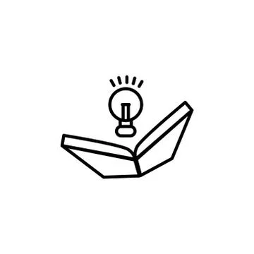 Book idea icon vector design template illustration Stock-Illustration