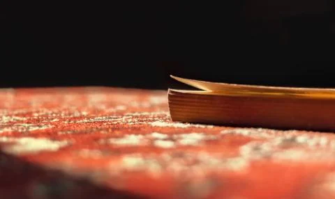 Book is illuminated by sun Stock Photos