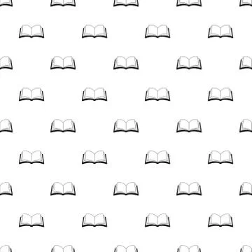 Book information pattern seamless Stock Illustration