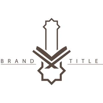 Book with Islamic heritage texture Stock Illustration