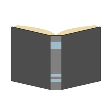 Book isolated, flat style Stock Illustration
