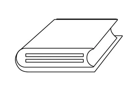 Book isolated icon 스톡 일러스트