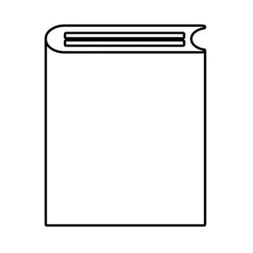 Book isolated icon 스톡 일러스트