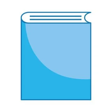 Book isolated icon 스톡 일러스트