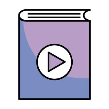 Book isolated icon 스톡 일러스트