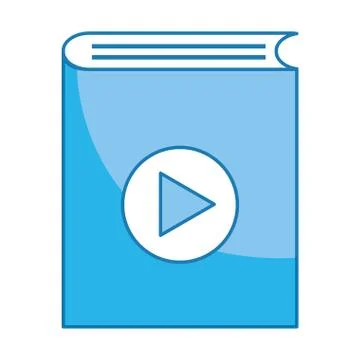 Book isolated icon 스톡 일러스트