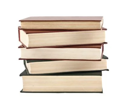 Book isolated on white background Stock Photos
