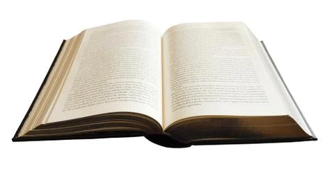 Book isolated on white Stock Photos