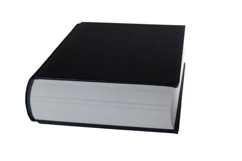 Book isolatedon White Background Stock Photos