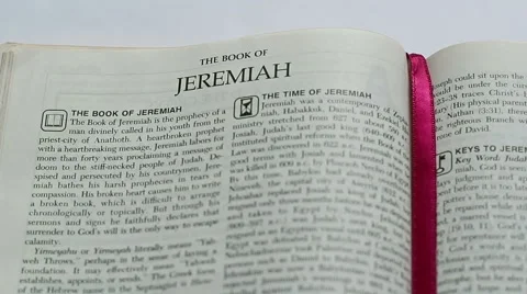 The Book Of Jeremiah Video stock 49633201