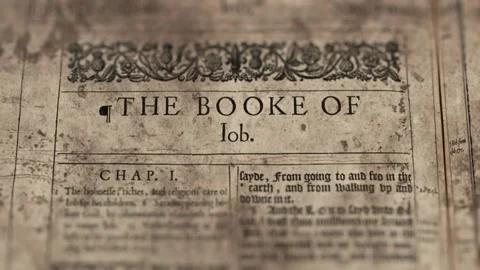The Book Of Job Video stock 151037540