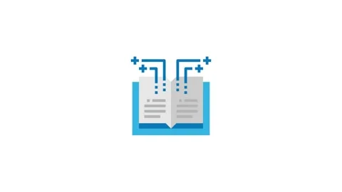 Book, knowledge icon animation for Education motion graphics Stock Footage 149820507