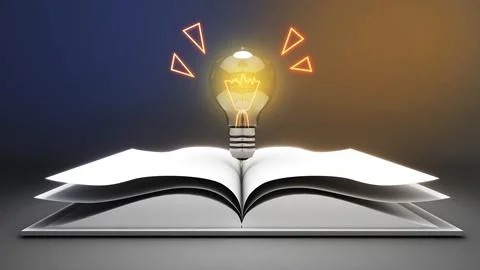 The book of knowledge increases knowledge and information from research. ,3.. Stock Photos