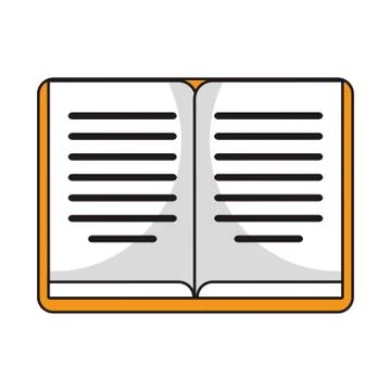 Book knowledge library study Stock Illustration