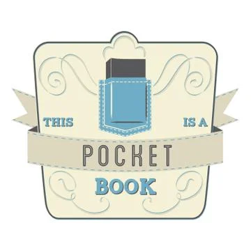 Book label Stock Illustration