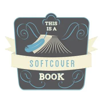 Book label Stock Illustration