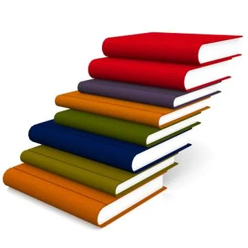 Book ladder Stock Illustration