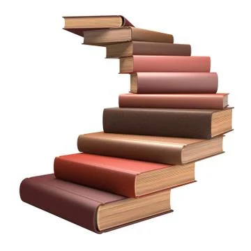 Book Ladder Stock-Illustration