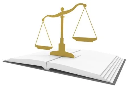 Book of Law Illustrazione stock