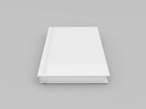 Book layout on gray background. Stock Illustration