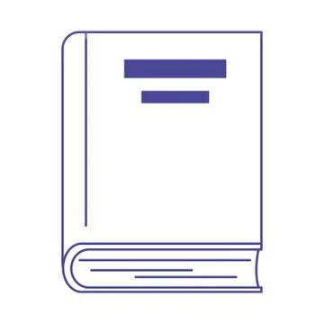 Book learn read study school isolated icon design Stock Illustration