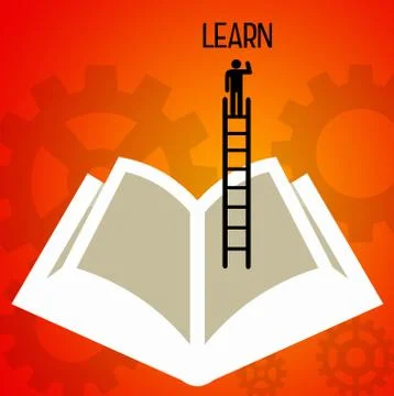 Book learning Stock Illustration