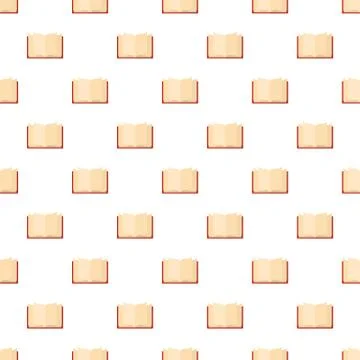 Book learning pattern seamless Illustrazione stock