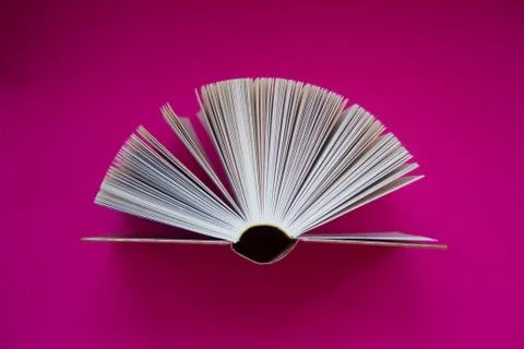 The book levitates. Stock Photos