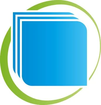 Book, library, data, icon, logo Stock Illustration