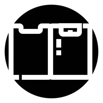 Book library icon representing knowledge and education Stock Illustration