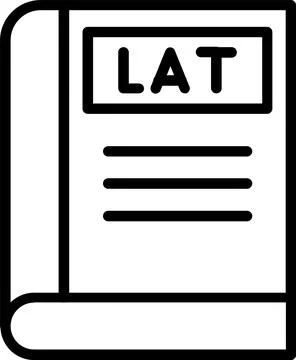 Book Line Icon Design Stock Illustration