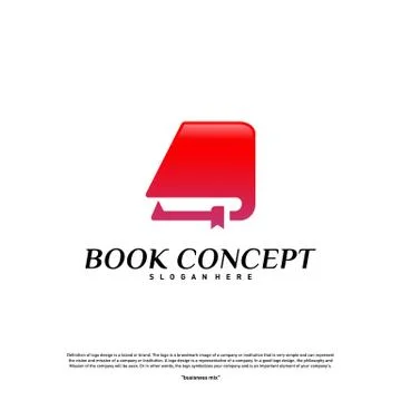 Book Logo concept. Smart Learning Education Logo Design Template Vector. Icon Stock Illustration