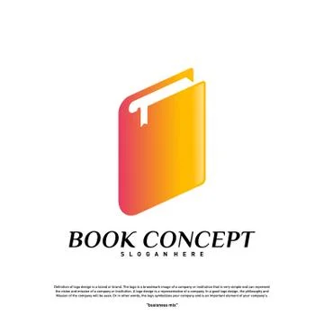Book Logo concept. Smart Learning Education Logo Design Template Vector. Icon Stock Illustration