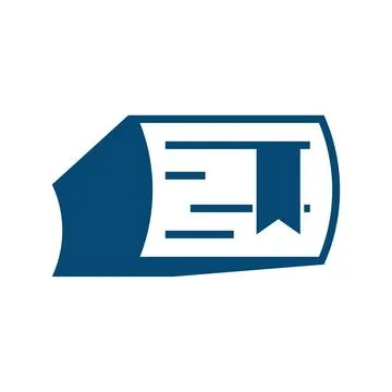 Book logo design icon vector Stock Photos