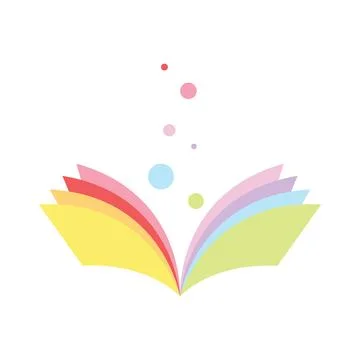 Book logo design icon vector Stock Photos