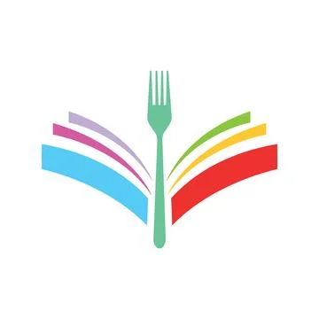 Book logo design icon vector Stock Photos