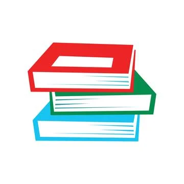 Book logo design icon vector Stock Photos