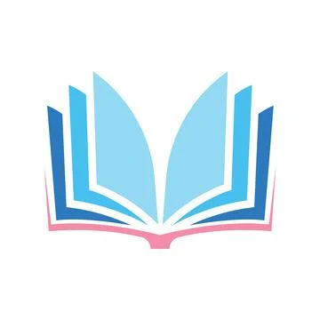 Book logo design icon vector Stock Photos