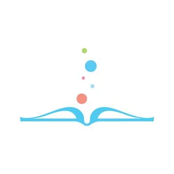 Book logo design icon vector Stock Photos