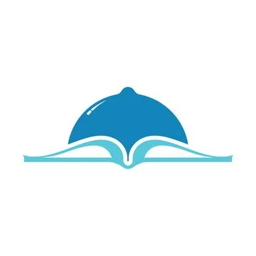 Book logo design icon vector Stock Photos