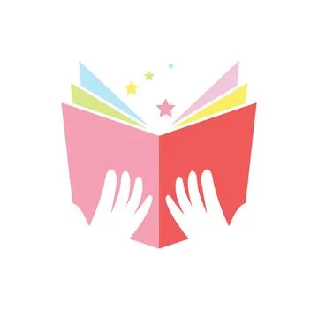 Book logo design icon vector Stock Photos