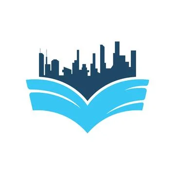 Book logo design icon vector Stock Photos