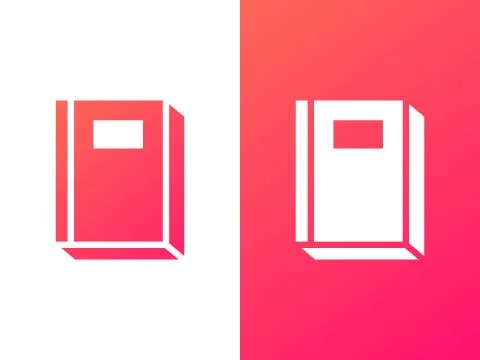 Book Logo Design Stock Illustration