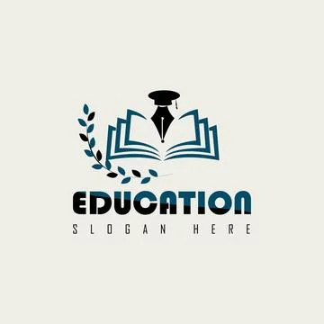 Book Logo Design Stock Illustration