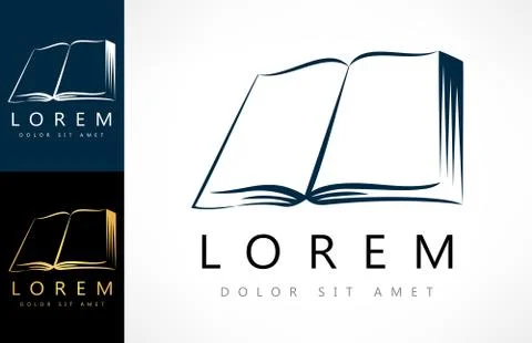 Book logo. Education icon. Stock Illustration