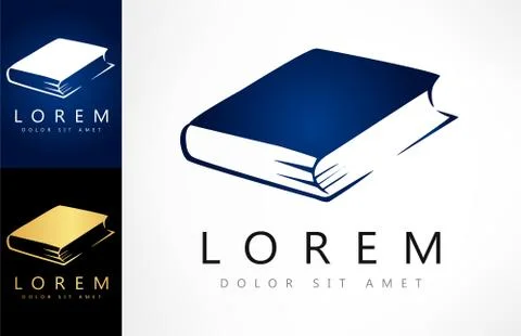 Book logo. Education icon. Stock Illustration