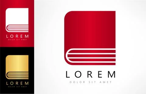 Book logo. Education icon. Stock Illustration
